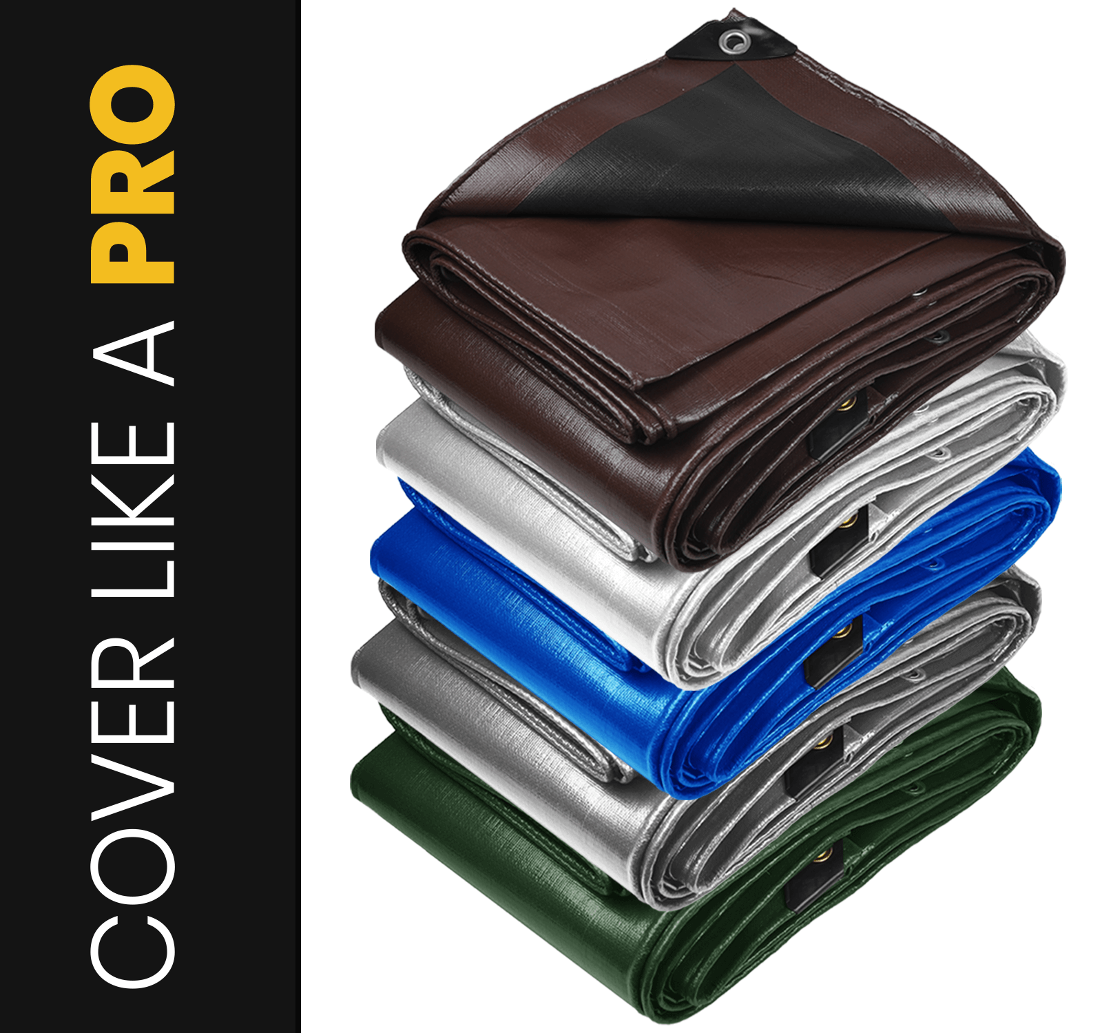 PROTARP Extra Heavy Duty Maroon/Black 16 Mil Tarp Cover | Brix Tarps