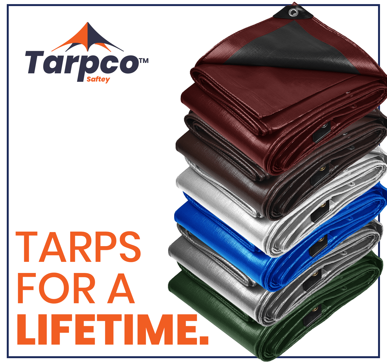 Tarpco Safety Extra Heavy Duty Maroon/Black 14 Mil Tarp Cover | Brix Tarps