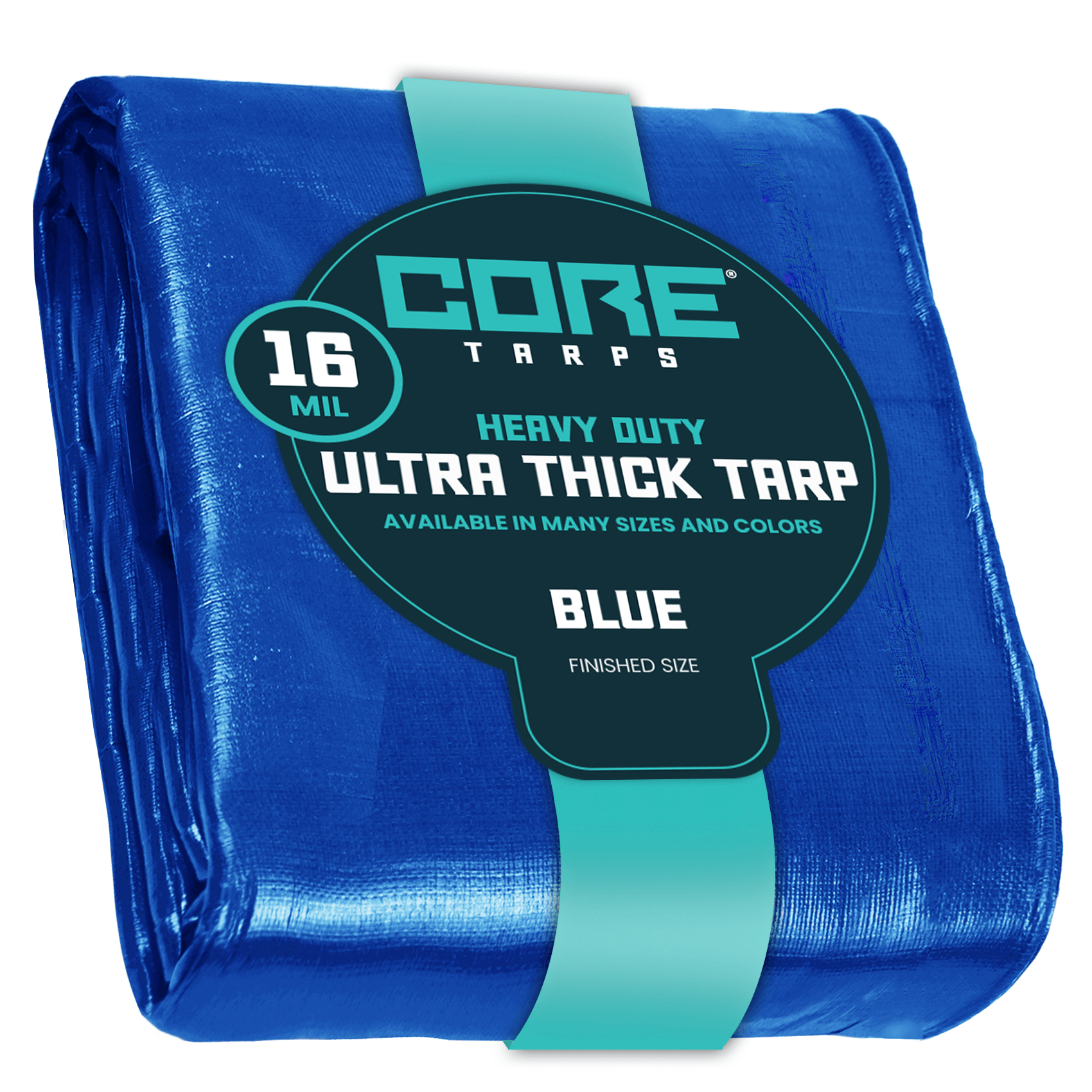 Core Tarps Extra Heavy Duty Blue 16 Mil Tarp. | Brix Tarps