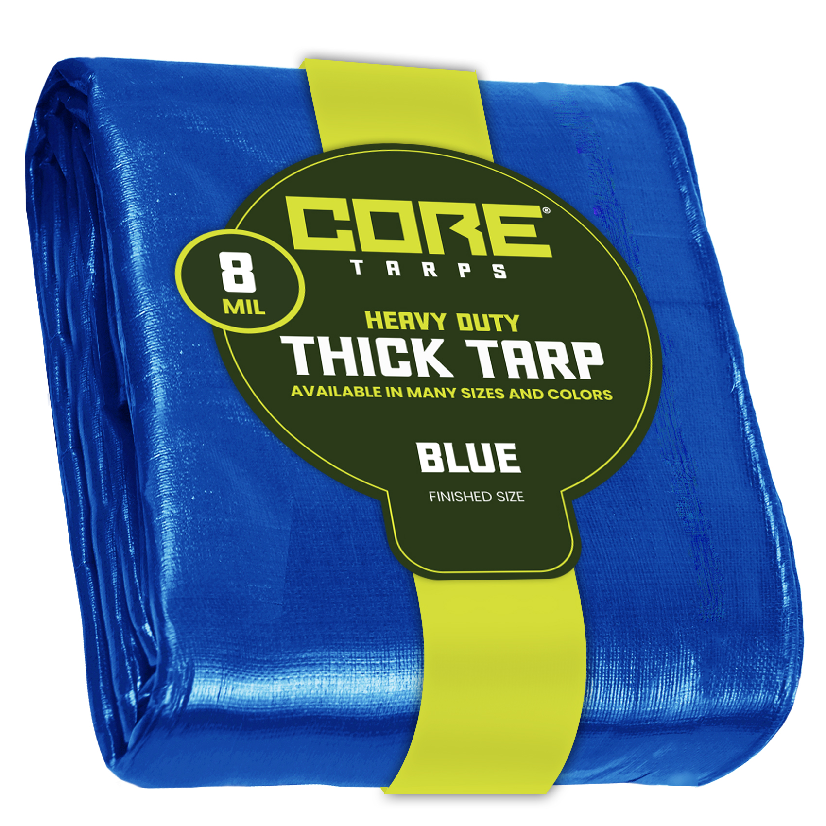 Core Tarps Heavy Duty Blue 8 Mil Tarp. | Brix Tarps
